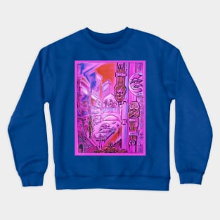 Pink People Mover Crewneck Sweatshirt